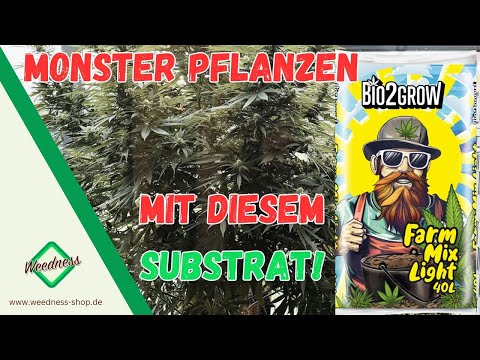 Die richtige Erde für den Cannabis Anbau. Unser Bio2Grow Farm Mix für deinen Grow! 40 Liter Substrat