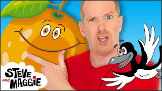 Fruit Song for Kids | What Is It? Apple, Orange, Peach | Songs for Kids | Sing with Steve and Maggie