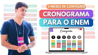 📝 Montei um Cronograma com Resumos para o ENEM 2025 (5 meses de conteúdos)