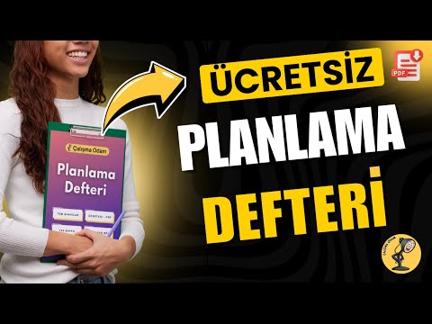Ücretsiz Çalışma Odam Planlama Defteri Çıktı 🚀