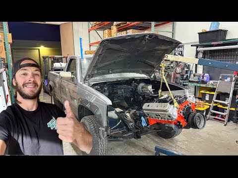 The SCAM Truck Finally gets it's Engine!