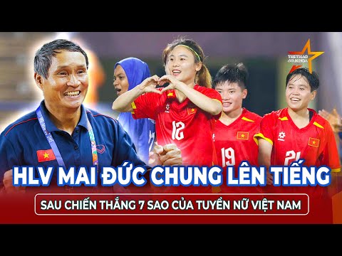 HLV Mai Đức Chung: “Thắng đậm nhưng các cầu thủ vẫn cần tận dụng cơ hội tốt hơn” | TTVH