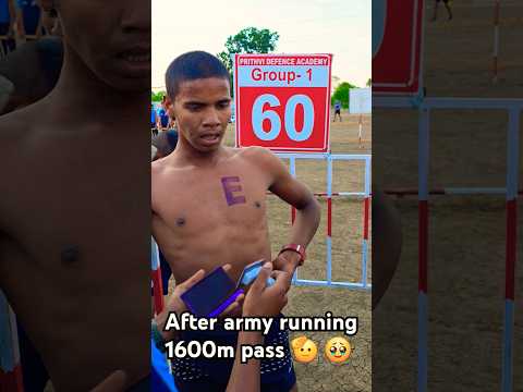After army running 1600m pass 🫡 🥹 #army #shorts #indianarmy #sainikvijay