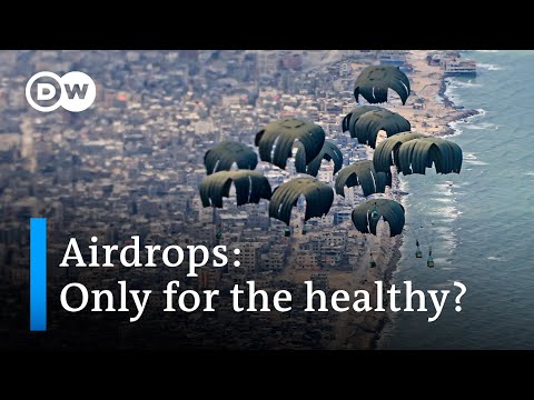 Gaza airdrops: 'Survival of the fittest in the most cynical way' | DW News