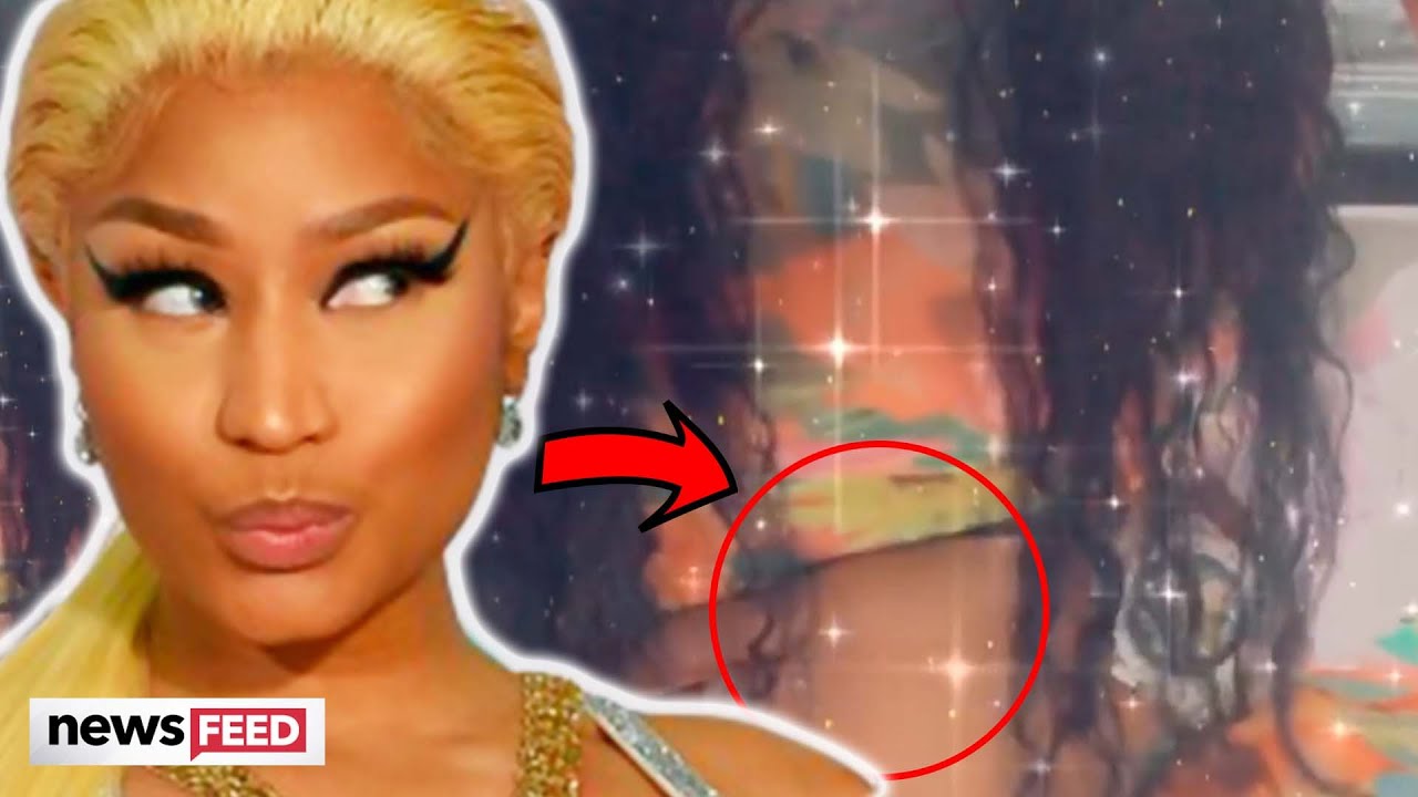 Nicki Minaj shows off  Baby Bump?!?