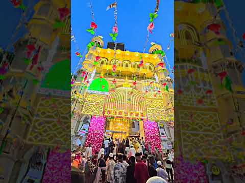 Ajmer Sharif Live Khwaja Garib Nawaz Dargah Jashne Eid Milad UN Nabi Rose Decoration Najara & Mahoul