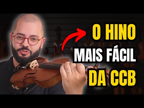 O Hino mais fácil da CCB no violino | Dá pra aprender em 10 dias, mesmo que não saiba nada
