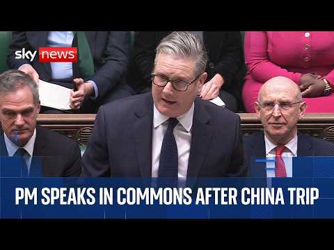 Keir Starmer delivers statement on China visit