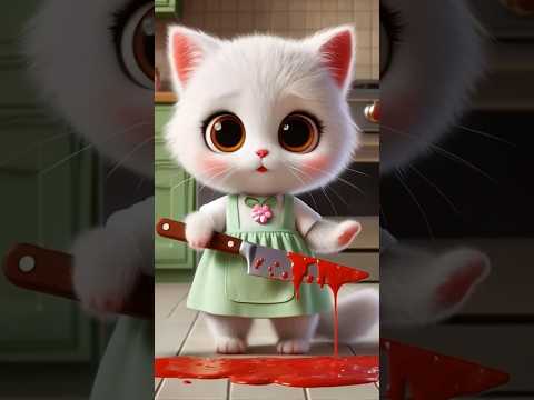 An Old Lady Misunderstood the Kitten...😨💀 #funny #sad#cat #shortvideo #shorts