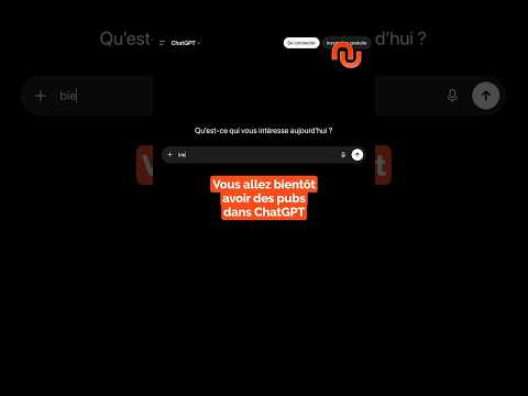 Les pubs arrivent dans ChatGPT !