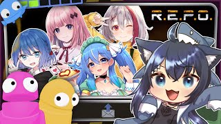【R.E.P.O. コラボ 】5人でお宝集めするぞー！！【バ美肉/Vtuber/最仲摩耶/ちゆき/るぉ/愛野いりす/春流サメ】