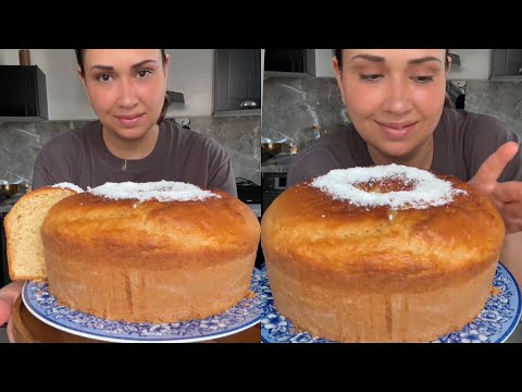 كيكةناجحة وطالعة  خفيفة بحجم عائلي