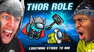 SIDEMEN AMONG US THOR ROLE: LIGHTNING STRIKE TO WIN