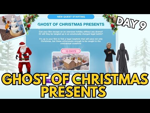 Sims FreePlay | Ghost of Christmas Presents Day 9 Walkthrough
