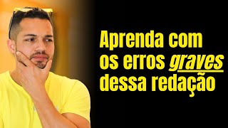 Corrigindo uma redação que me deixou PREOCUPADO (evite isso)