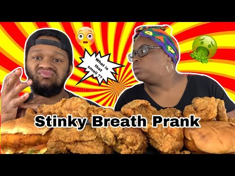 STINKY BREATH MUKPRANK & CRUNCHY FRIED CHICKEN W  CHICKEN SANDWICHES MUKBANG