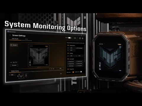 TUF Gaming LC III ARGB LCD Series ASUS InfoHub Control Guide