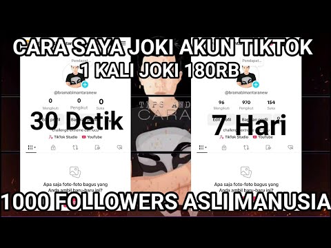 2 Cara ini sanggat cepat menambah followers tiktok