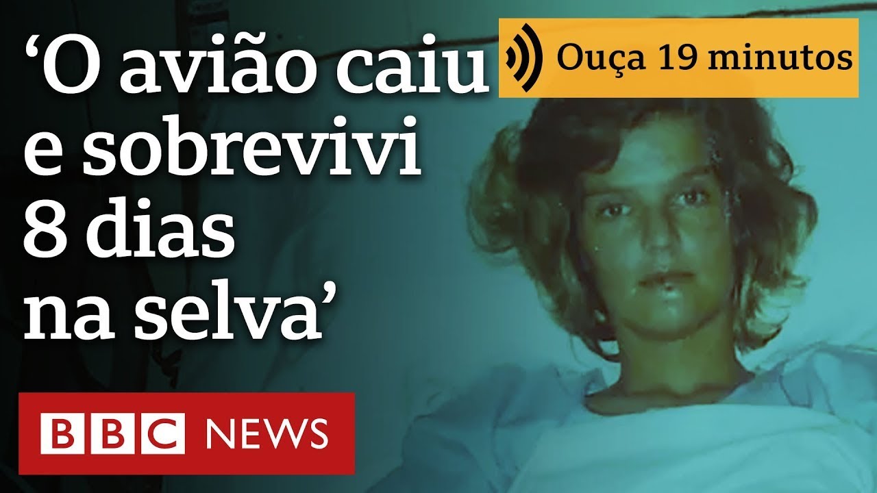 ‘Sobrevivi oito dias na selva, gravemente ferida, após ser única a escapar de um acidente de avião’