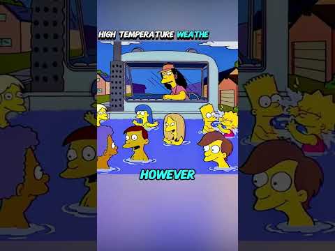 Homer built a summer base for himself using a refrigerator and a tent#anime #animerecap #TheSimpsons