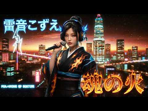 【MV】魂の火/雷音こずえ【サイバー演歌】