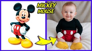 Mickey Mouse Clubhouse Characters As NEWBORN BABY 🔥 +  Guess The Voice ~ Daisy Duck, Donald Duck #2