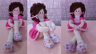 Boneca Pernuda - Boneca Pernuda Fácil de Fazer - DIY Boneca Pernuda