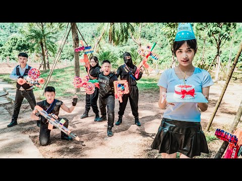 Nerf Guns War : Epic Money Heist Showdown! 🔥 S.W.A.T SEAL Team Fight Boss C Criminal Group Dangerous