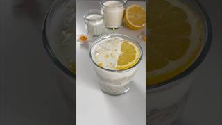 High Protein Lemon overnight oats #baking #highprotein #healthyrecipes #easyrecipes #overnightoats