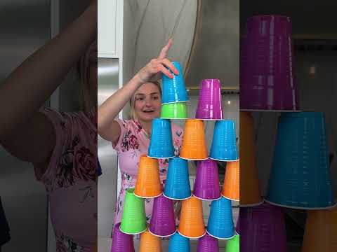 Cup Stacking Game To Reveal The Gender Of Our Baby🤯