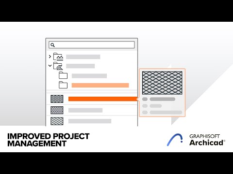 What's new in Archicad  - Improved Attribute Manager