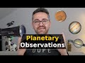 Planetary Observation Techniques and Equipment