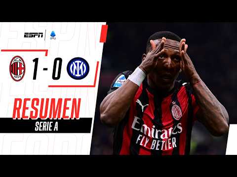 GOLAZO DE PERVIS ESTUPIÑÁN PARA DARLE EL CLÁSICO DE MILÁN AL ROSSONERO | Milan 1-0 Inter | RESUMEN