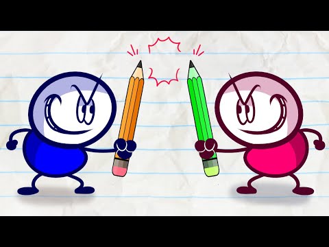 Twin Geeks | Pencilmation Cartoons!