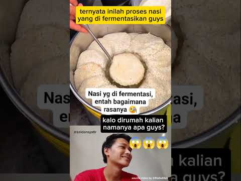 ternyata begini proses nasi yang difermentasikan guys😱#videoviral #tahukahkamu #shortvideo #fypage