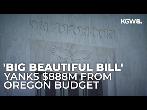 YouTube video thumbnail: Oregon’s $888m Budget Hole: Lawmakers Split on Trump Tax Cuts’ Impact