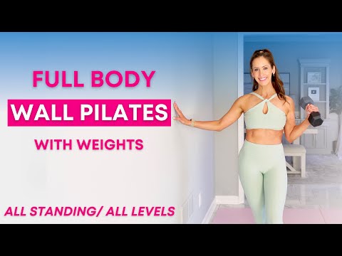 Full Body Wall Pilates Workout | All Standing | Sculpt & Strength