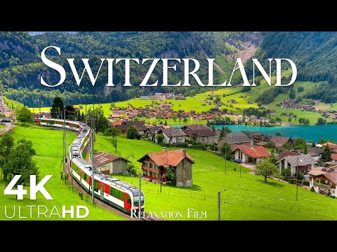 Horizon View in SWITZERLAND - Breathtaking Nature bath with Relaxing Music - 4k Video HD Ultra
