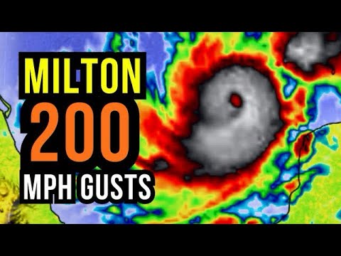 Milton becomes a Super Dangerous Hurricane...