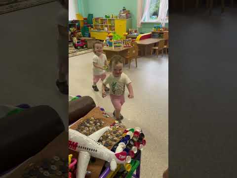Забираем из сада #triplets #baby #тройняшки #funny #baby #cute