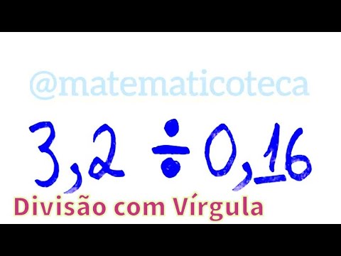 DIVISÃO com VÍRGULA 🚨 3,2÷0,16