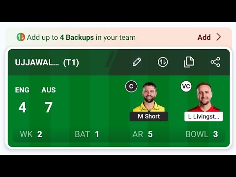 ENG Vs AUS Dream11 Prediction | ENG Vs AUS Dream11 Team | ENG Vs AUS Dream11 Prediction Today | 3RD🔥