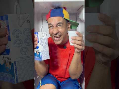 ME ESCONDI DENTRO DA GELADEIRA PRA NÃO IR PRA ESCOLA #criança #infantil #fyp #comedia #escola