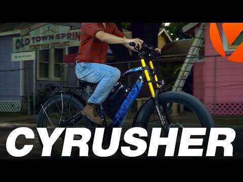 Cyrusher XF900 | Product video for the 2023 CES! All-terrain ebike 750W 48V 17Ah