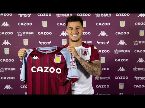Philippe Coutinho signs for Aston Villa