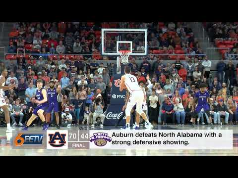 Auburn vs. UNA Men's Basketball Highlights 12-14-21