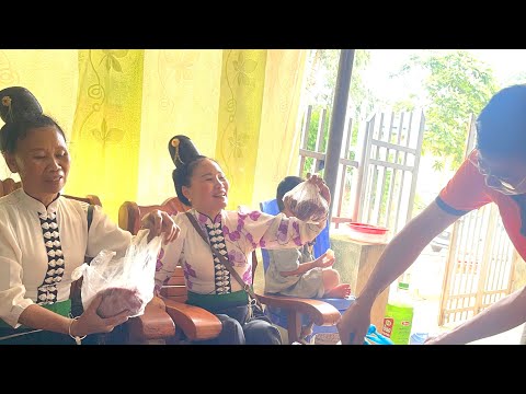 LÒ BAN LÒ VIỆT ĐƯỢC CHO RẤT NHIỀU THỊT KHI ĐI ĂN MỪNG NHÀ MỚI EM TRAI KẾT NGHĨA ĐIỆP NHÂN
