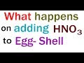 Chemical Reaction of Nitric Acid with Eggshell