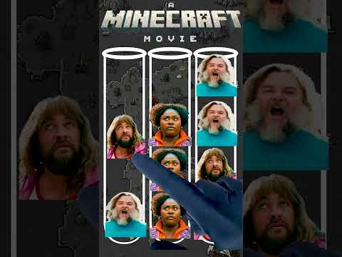 #minecraft movie roles in the tube game #steve #game #funnyshorts #funny #diyart