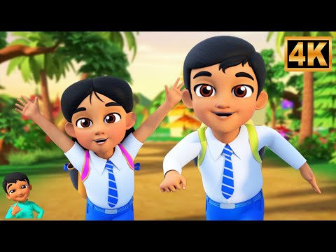 Hum School Chale | हम स्कूल चले | Going to the School | Bacchon Ki Poem and Hindi Rhymes